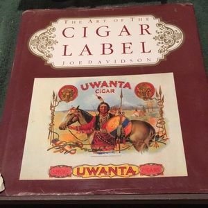 Vintage 1989 “ The Art of the Cigar Label,” Hardcover First Printing